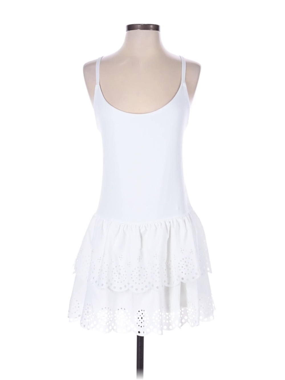 Aerie Offline White Eyelet Lace Tennis Dress - Picture 2 of 7